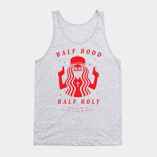 Half Hood Half Holy Tank Top